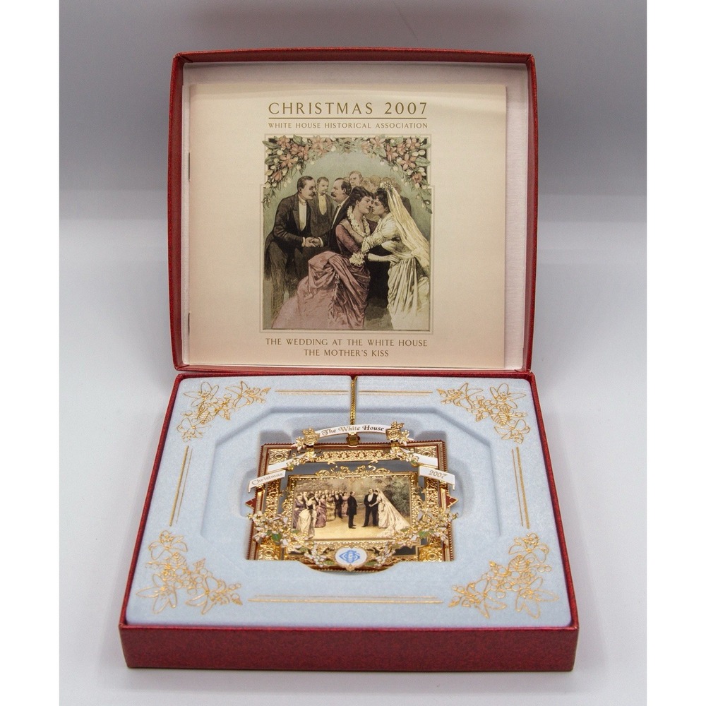 2007 White House Historical Christmas Ornament with‎ Original Box Set